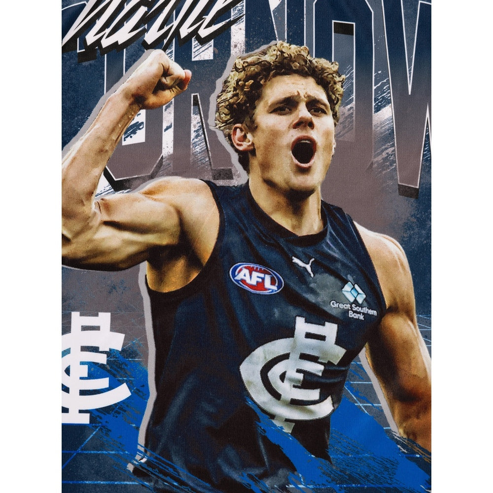 Carlton Blues Charlie Curnow Youths Player Tee