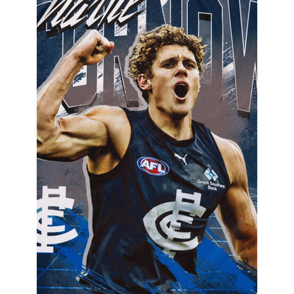 Carlton Blues Charlie Curnow Adults Player Tee