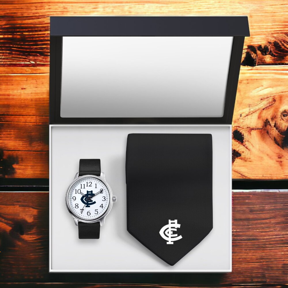 Carlton Blues Watch and Tie Gift Set