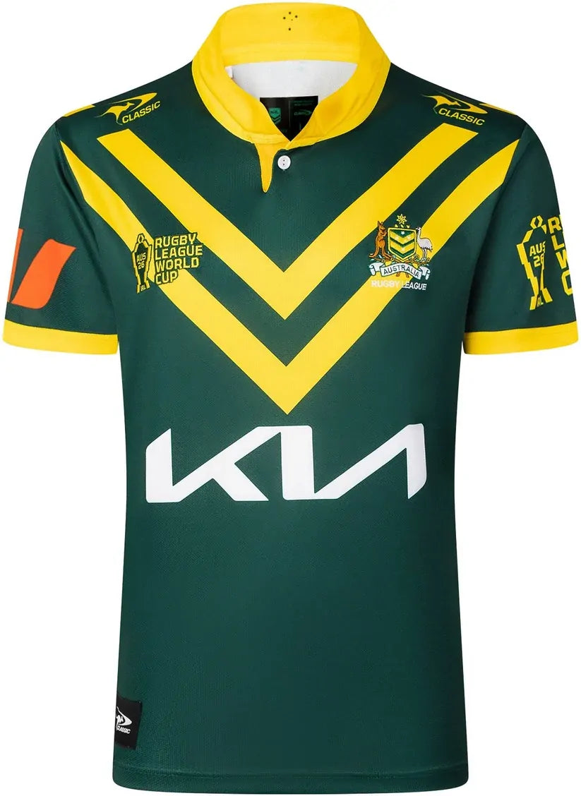 New Australian Kangaroos 2026/27 Classic  World Cup  Home Jersey