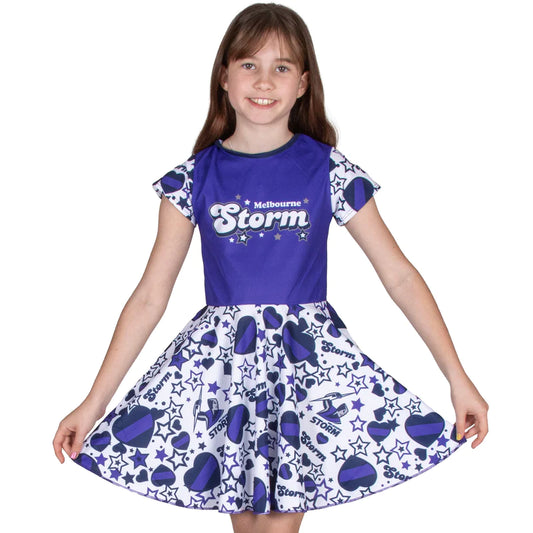 Melbourne Storm Girls 'Heartbreaker' Dress