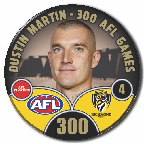 AFL RICHMOND Dustin Martin 300th