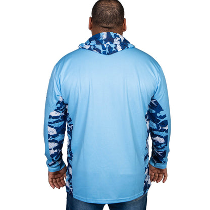 NSW Blues "Reef Runner’ Hooded Fishing Shirt