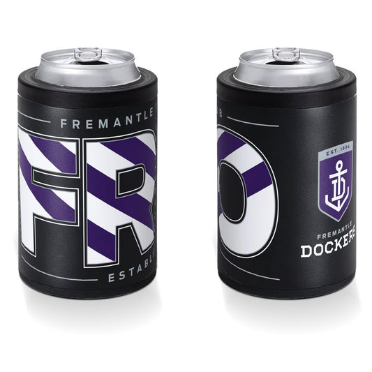 Fremantle Dockers Insulated S/Steel Stubby Holder Can Cooler