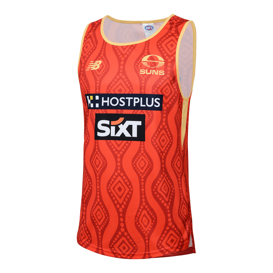 Gold Coast Suns 2025 Training Singlet