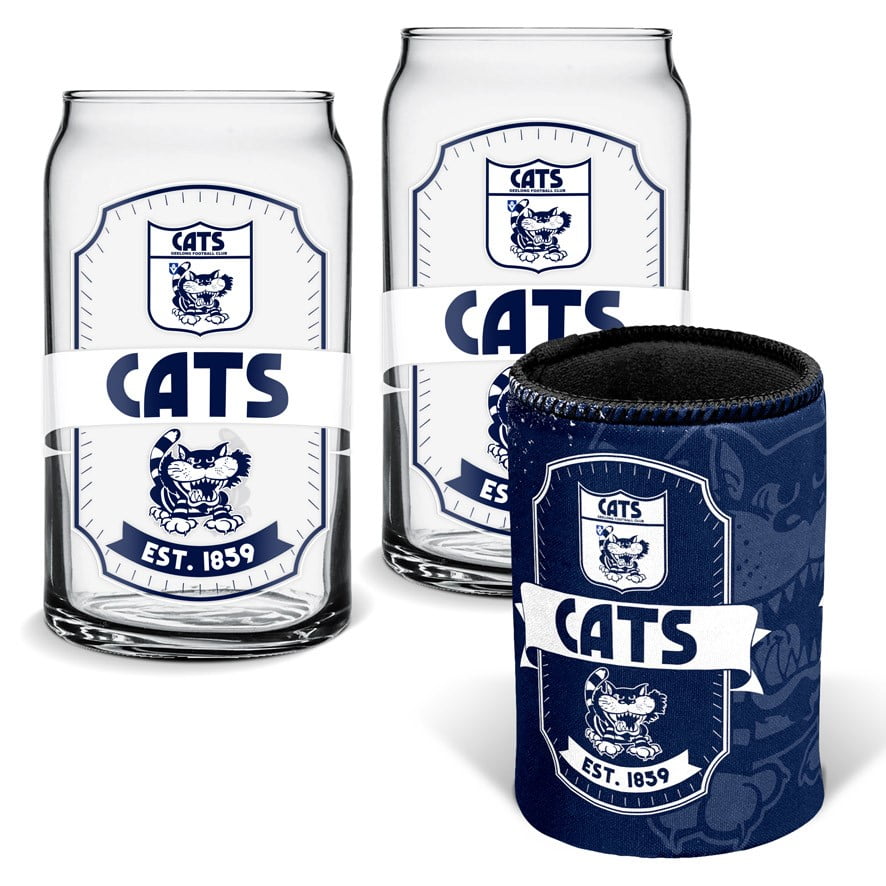 Geelong Cats
Set Of 2 Glasses & Cal Cooler Gift Pack