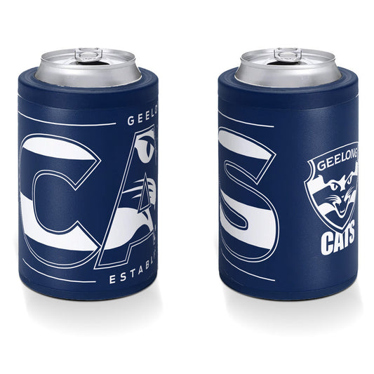 Geelong Cats Insulated S/Steel Stubby Holder Can Cooler