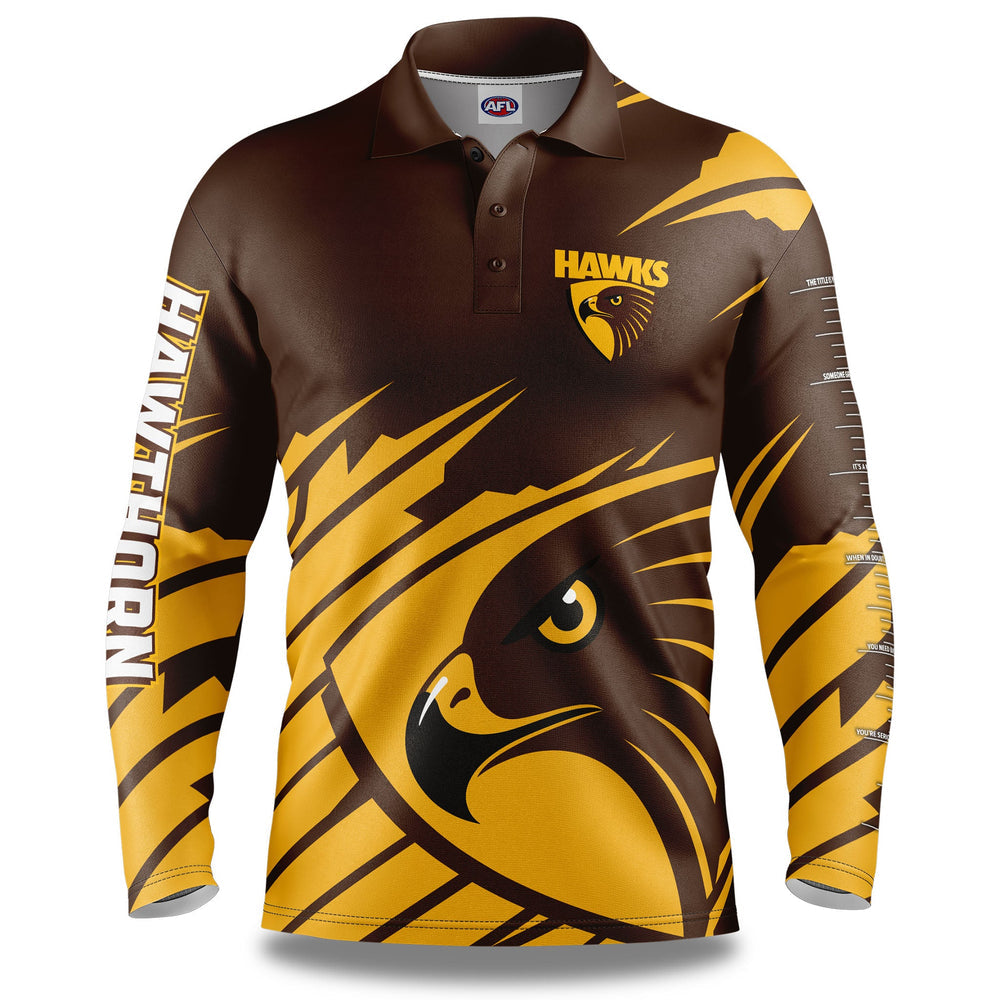 Hawthorn Hawks 'Ignition' Fishing Shirt Youth