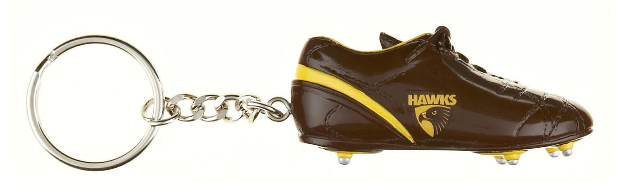 Hawthorn Hawks AFL Team Logo Replica Boot Keyring