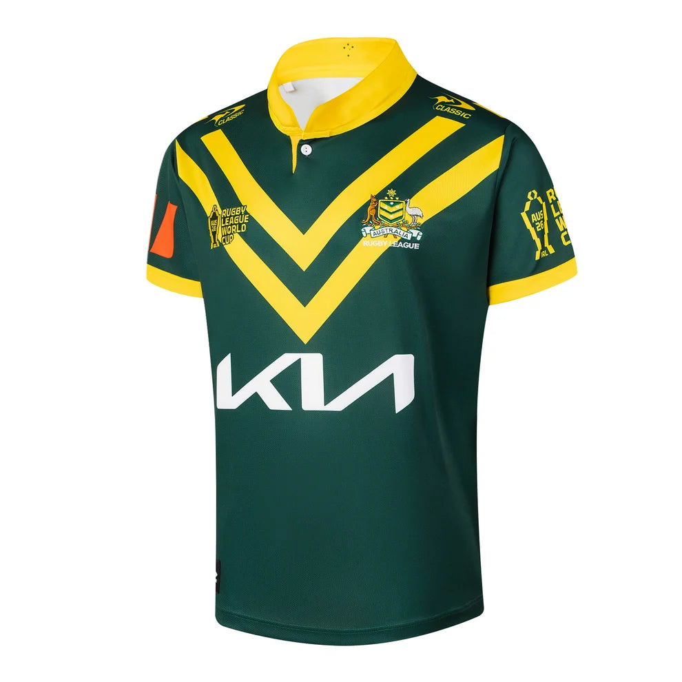 New Australian Kangaroos 2026/27 Classic  World Cup  Home Jersey