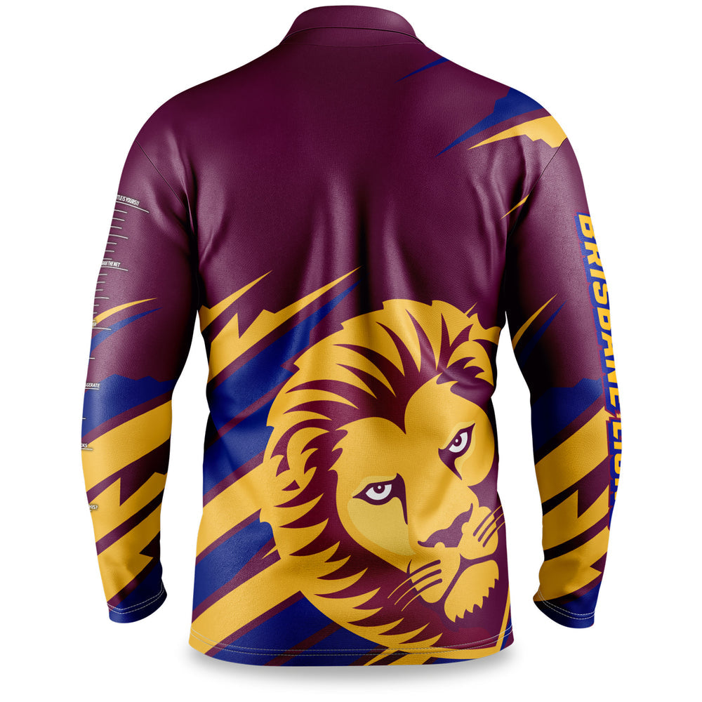 Brisbane Lions 'Ignition' Fishing Shirt Youth