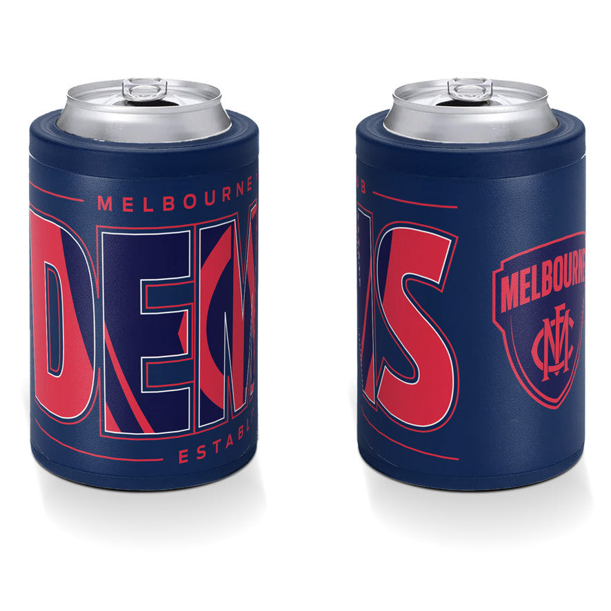 Melbourne Demons Insulated S/Steel Stubby Holder Can Cooler