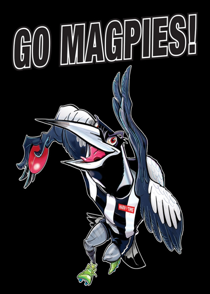 Magpies Microfiber Towel Harv Time