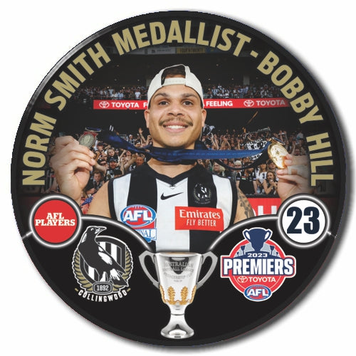 2023 AFL Norm Smith Medallist Player Badge - Bobby Hill