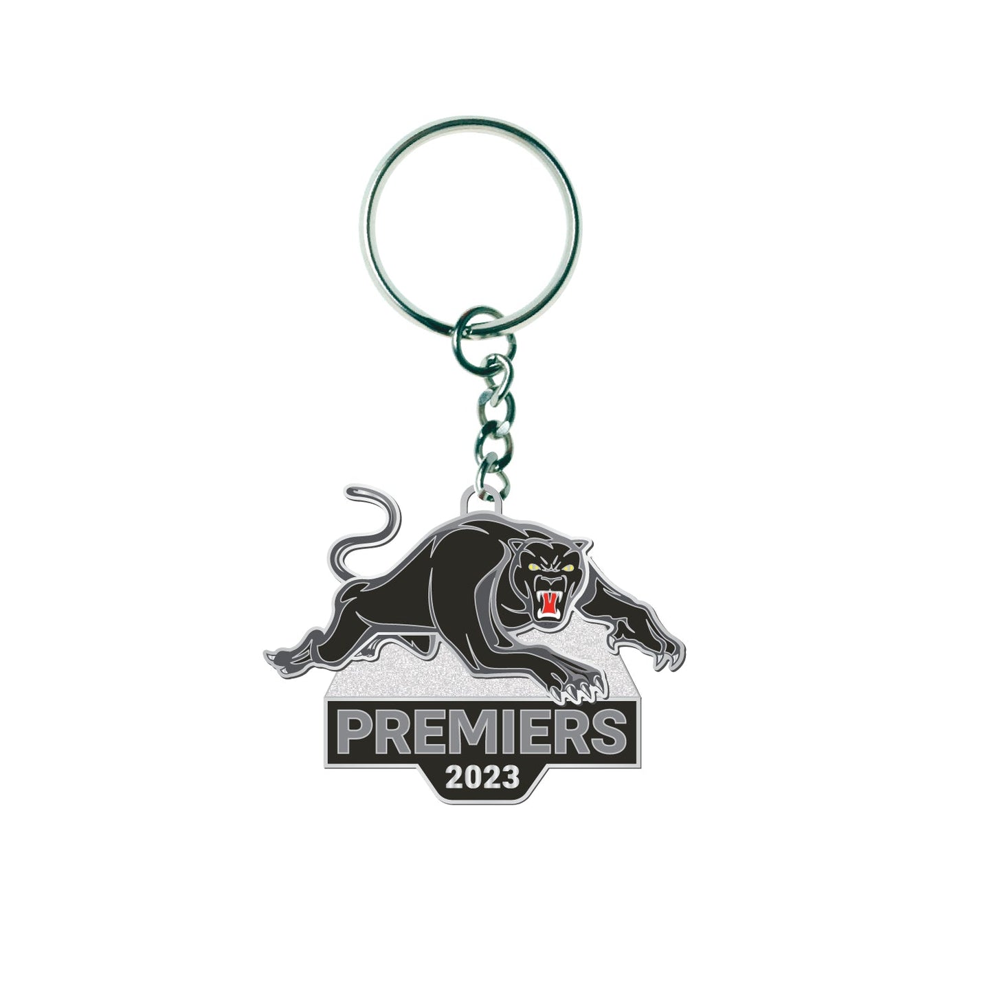 STOCKTAKE SALE           2023 NRL Penrith Panthers Premiership Logo Keyring