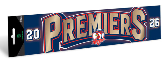 Sydney Roosters 2026 Premiers Bumper Sticker(PreOrder)