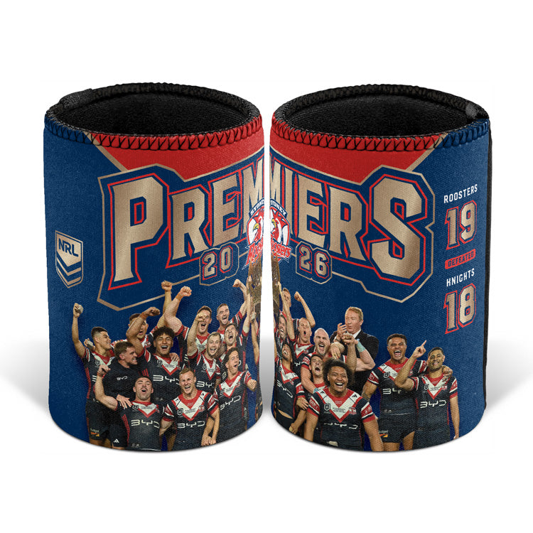 Sydney Roosters 2026 Premiers Team Photo Can Cooler (Pre Order)