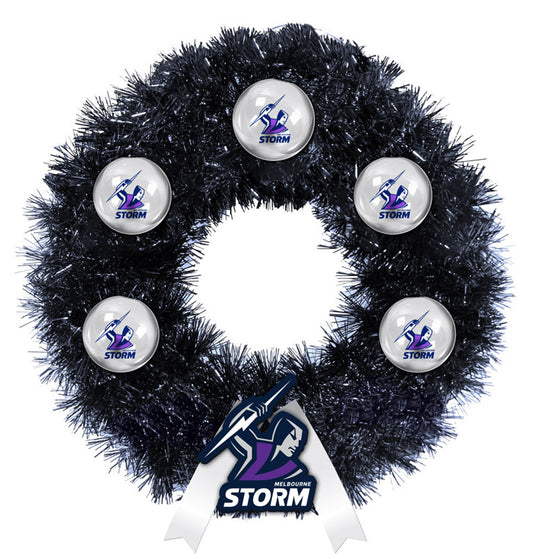 Melbourne Storm Xmas Wreath