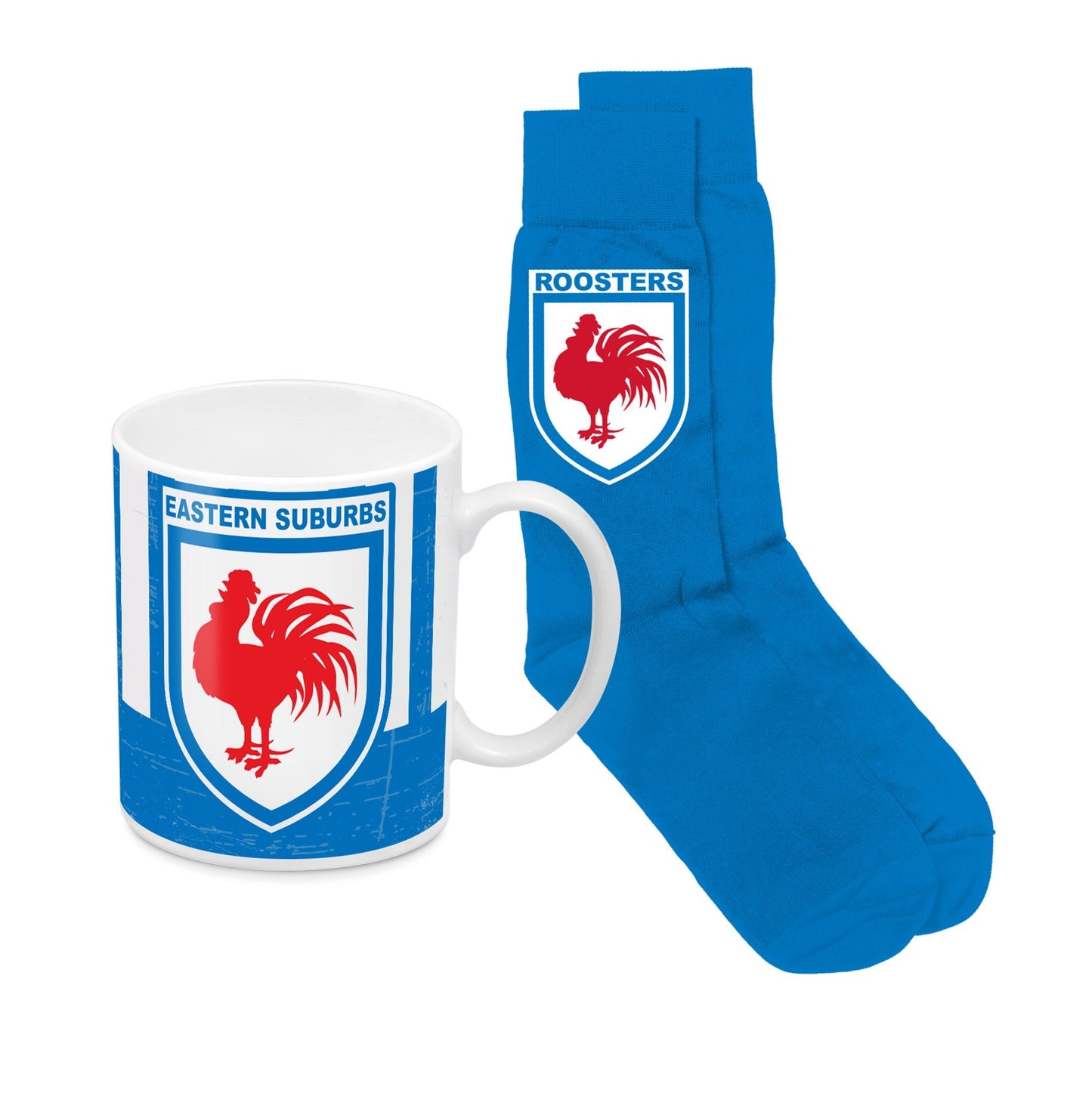 Sydney Roosters Heritage Mug and Sock Gift Pack