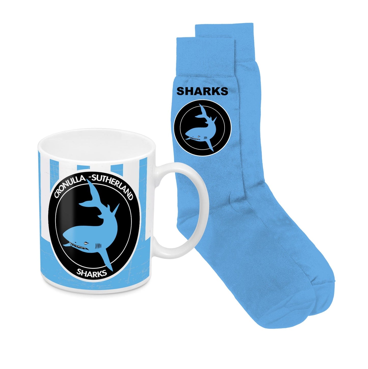 Cronulla Sharks Heritage Mug and Sock Gift Pack