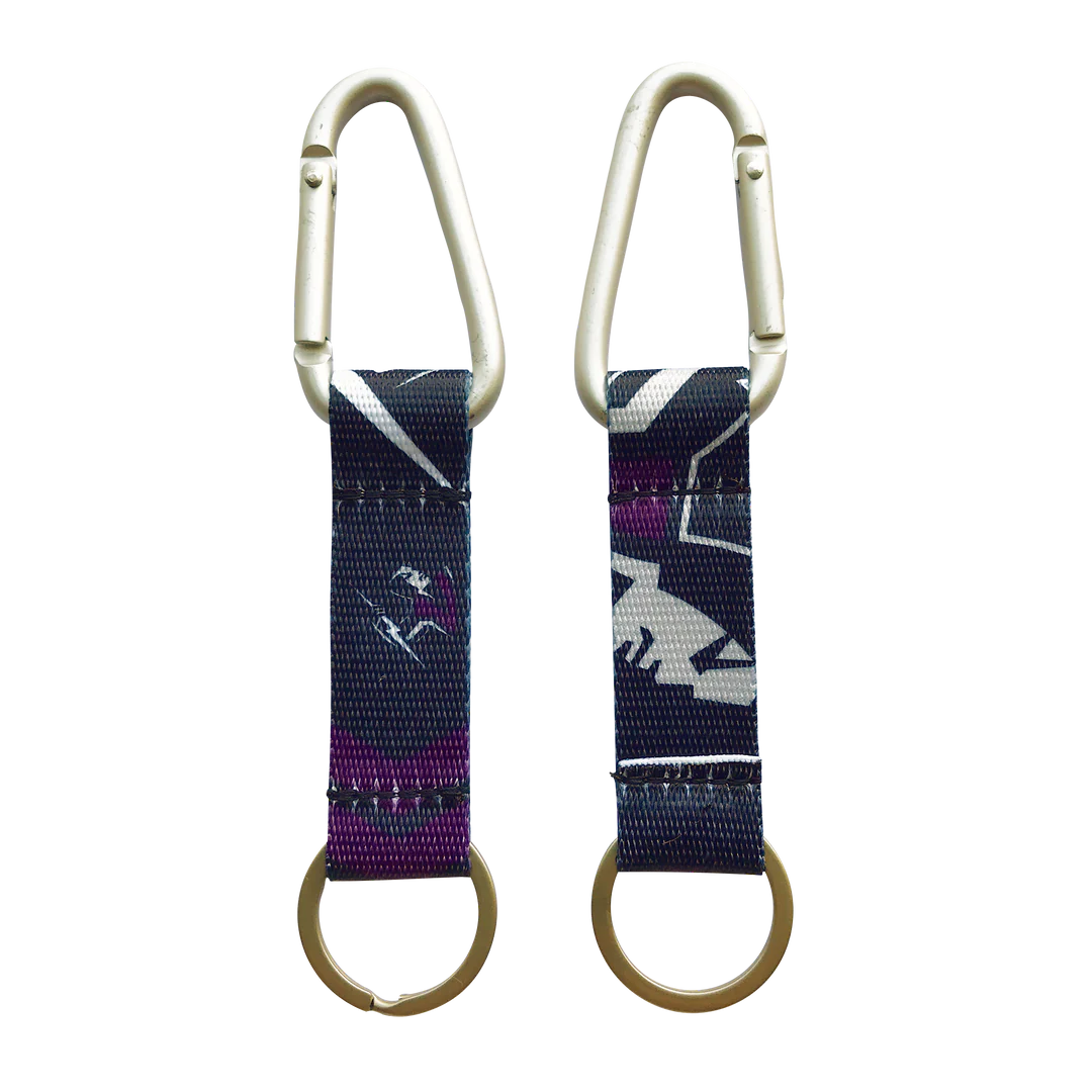 Melbourne Storm NRL Carabiner Detachable Keyring