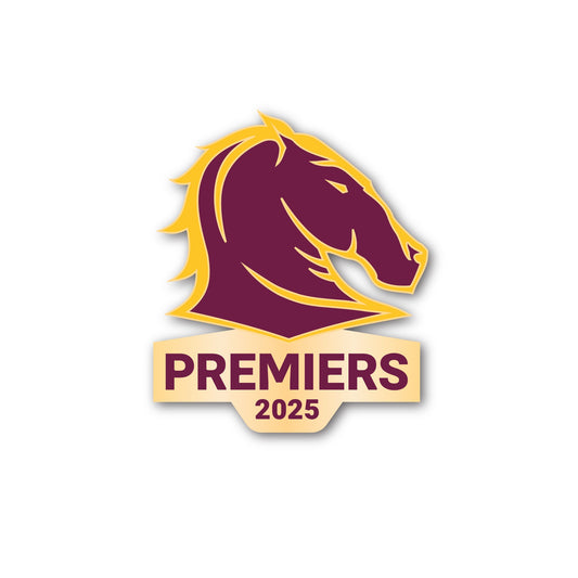 Brisbane Broncos 2025 Premiers Logo Pin (Pre Order)