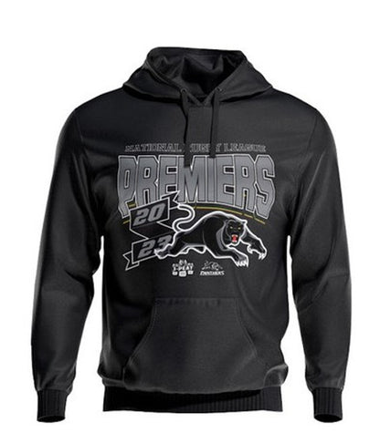 STOCKTAKE SALE             2023 NRL Penrith Panthers Adults Premiership Hoodie Black