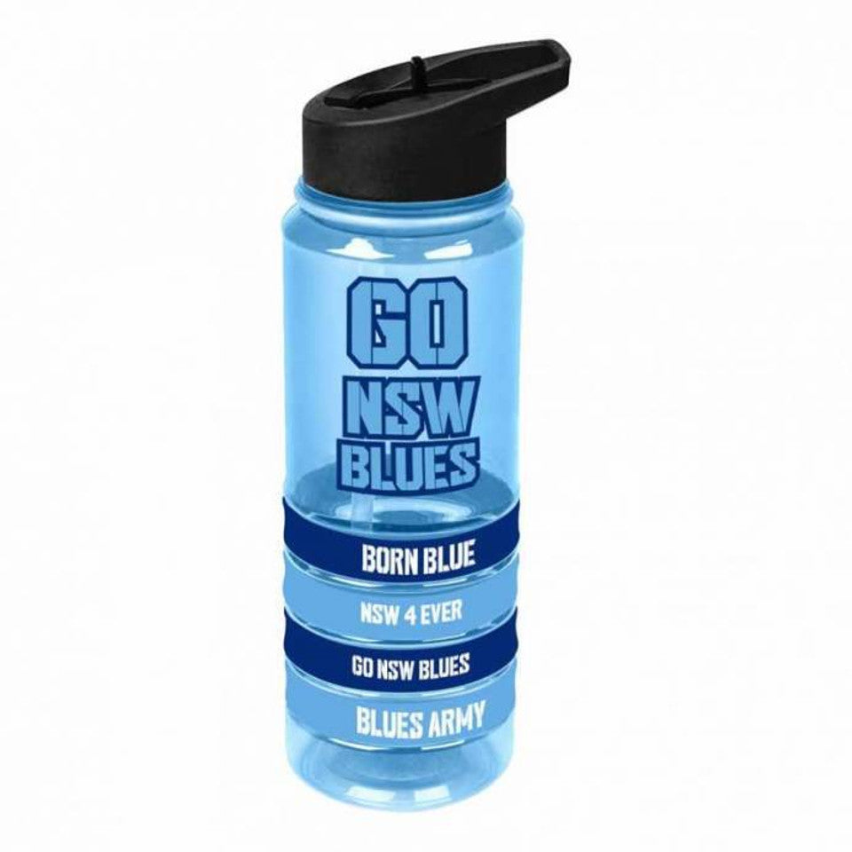 STOCKTAKE SALE           NSW Blues Tritan Drinks Bottle With Bands