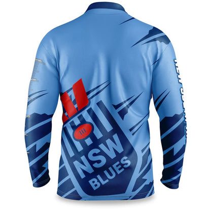 NSW Blues State of Origin 'Ignition' fishing shirt