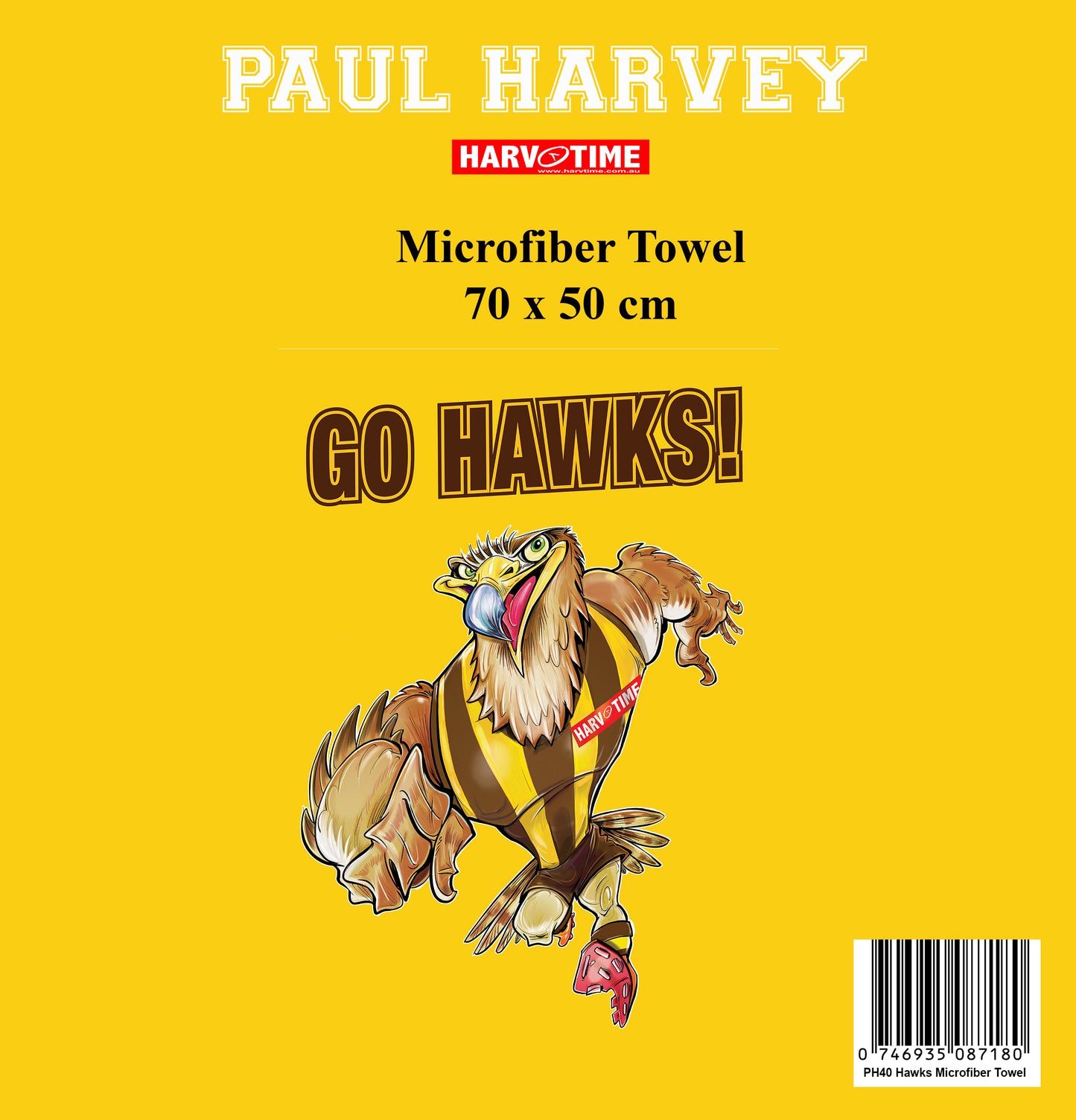 Hawks Microfiber Towel Harv Time