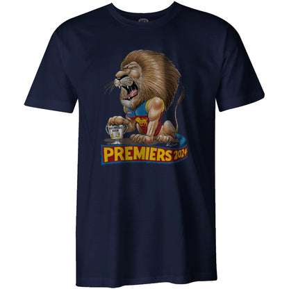 Brisbane Lions 2024 Premiers Mark Knight Tee