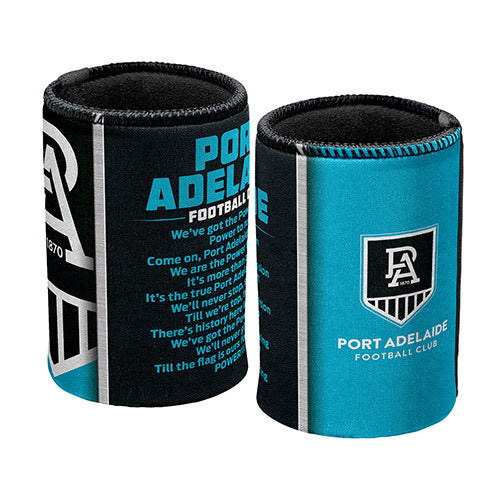 Port Adelaide Power Can Cooler Stubby Holder