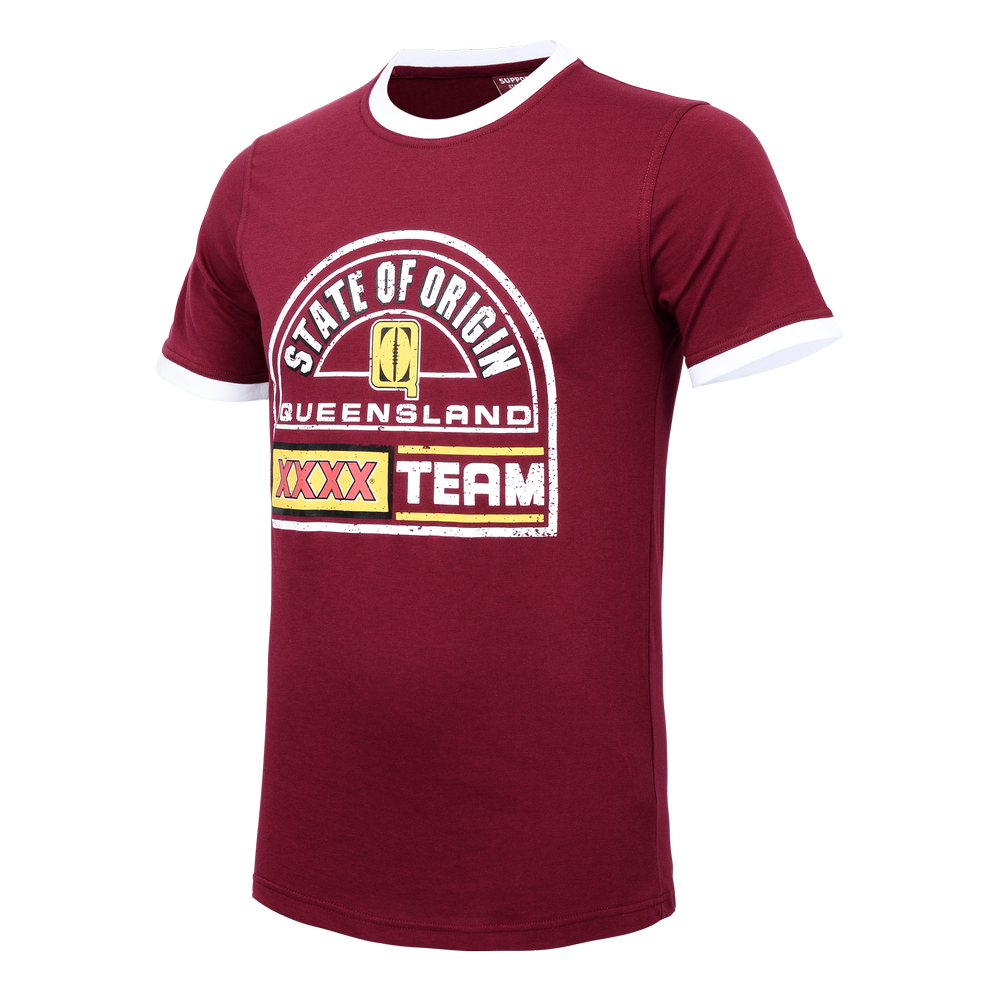 QLD Maroons NRL Classic Retro Heritage Tee