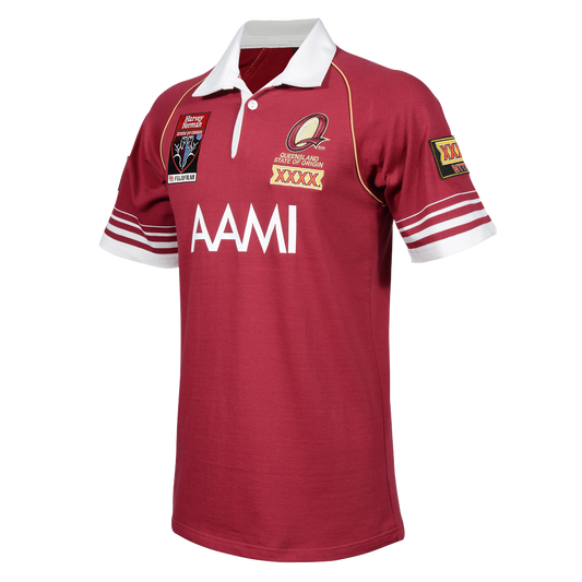 QLD Maroons 2006 State of Origin NRL Vintage Retro Rugby Jersey