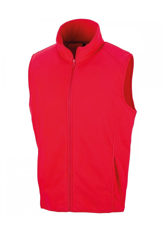 School Polar Fleece Vest - Red