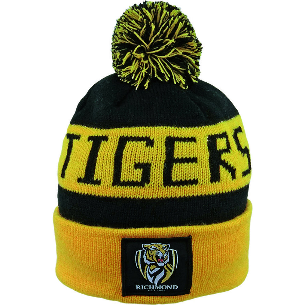 Richmond Tigers Bar Beanie