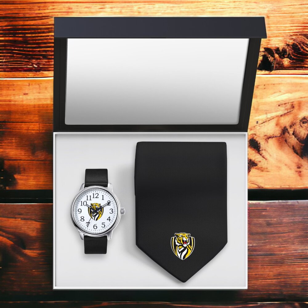 Richmond Tigers Watch and Tie Gift Set