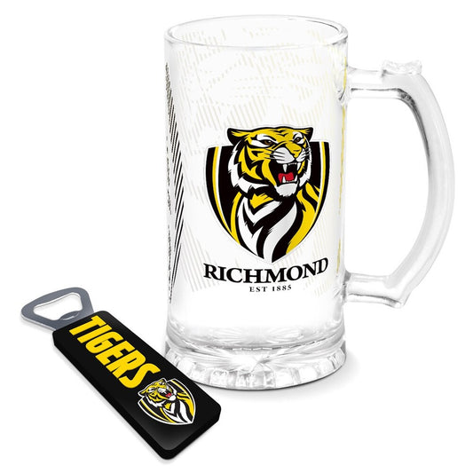 Richmond Tigers AFL Stein and Magnetic Opener Gift Set