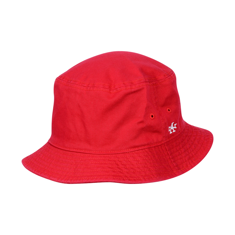 Dolphins Red Twill Bucket Hat