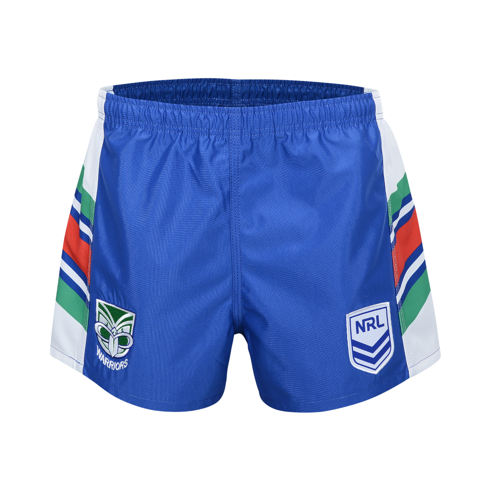 Warriors Men's Home Supporter Rugby Shorts Royal.