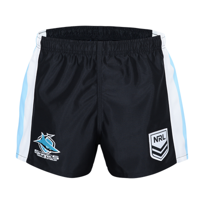 Cronulla Sharks Men's Home Supporter Rugby Shorts. 