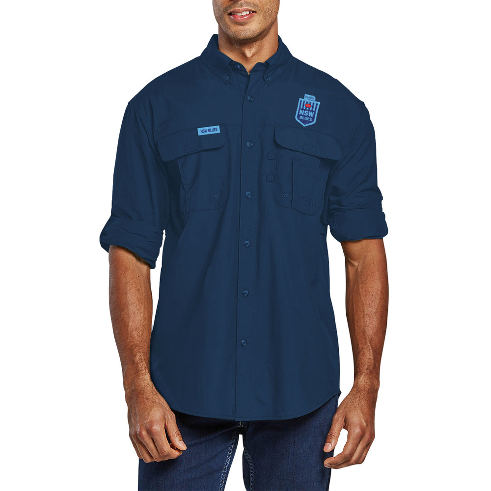 STOCKTAKE SALE            NSW Blues "Top End" Outdoor Shirt