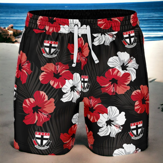 St Kilda Saints 'Aloha' Volley Swim Shorts