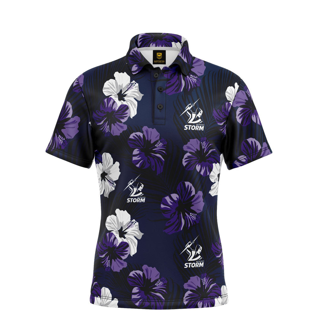 STOCKTAKE SALE   Melbourne Storm ‘Aloha’ Golf Polo