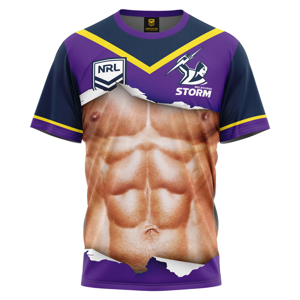 STOCKTAKE SALE    Melbourne Storm Ripped Tee