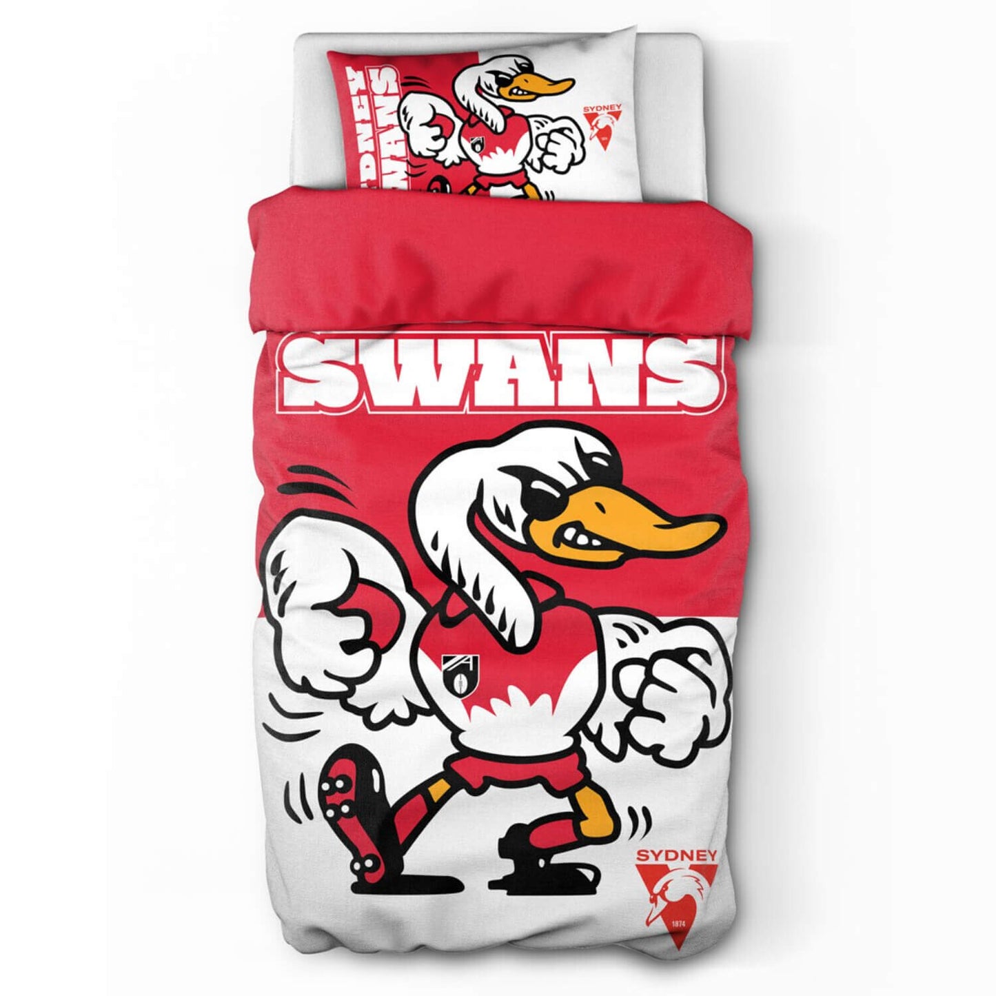SALE Sydney Swans Doona Quilt Cover Set - Single