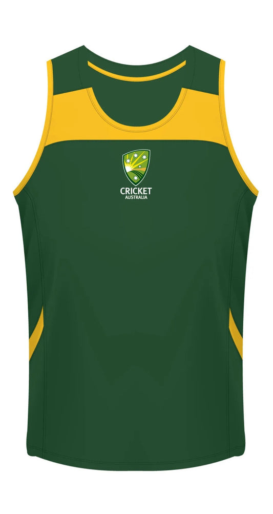 Cricket Australia Green Supporters Singlet Adult