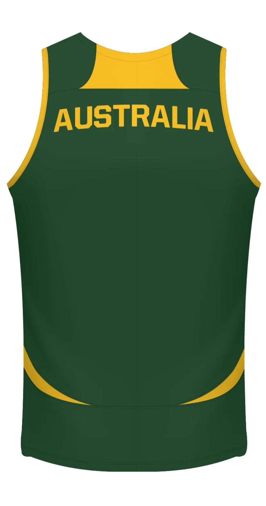 Cricket Australia Green Supporters Singlet Adult