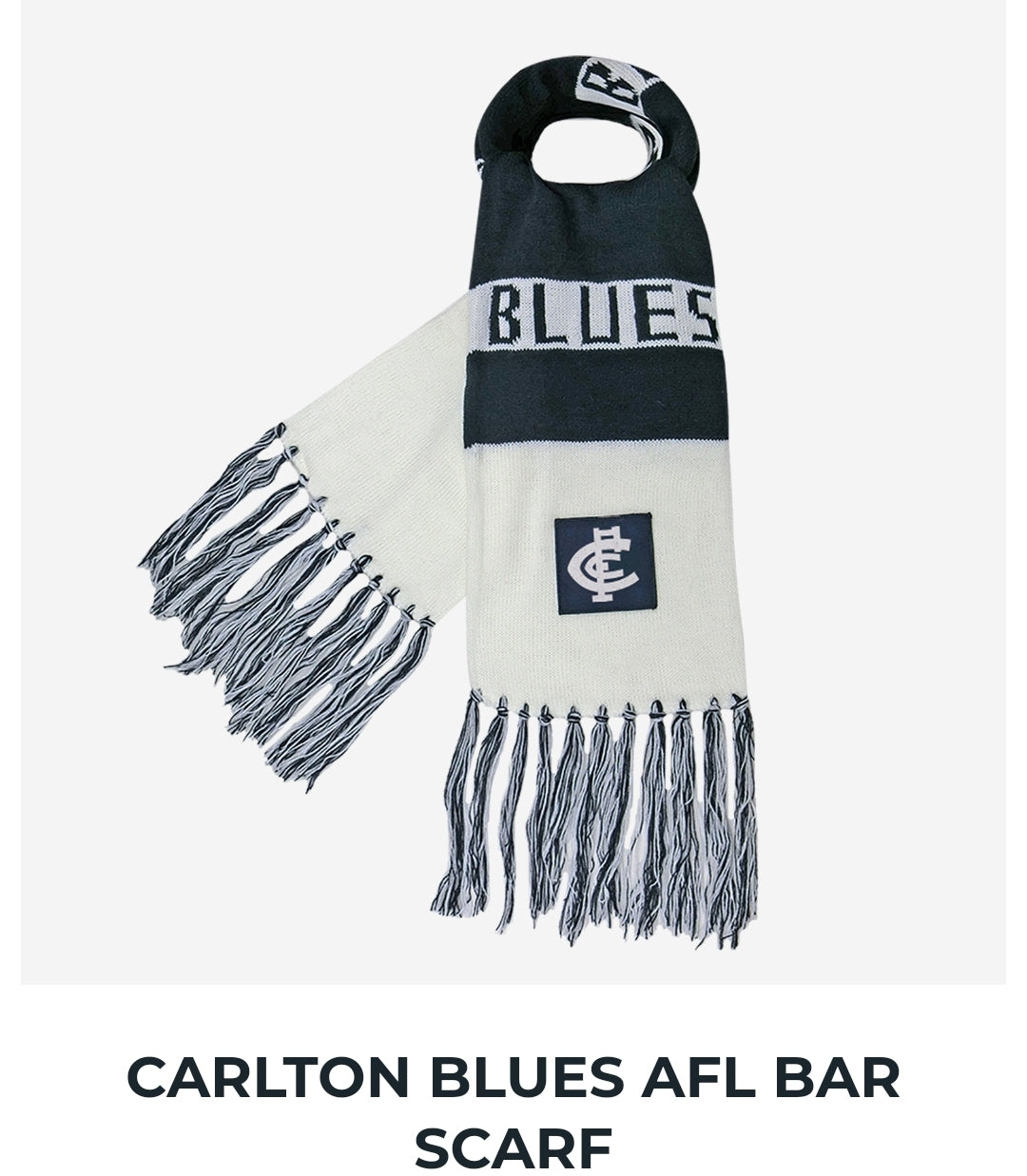 Carlton Blues Bar Scarf