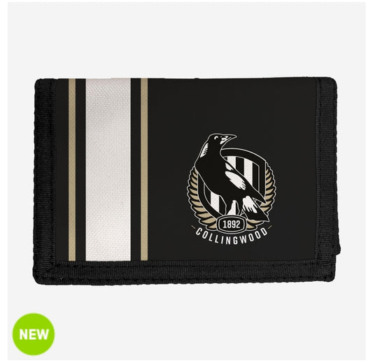 Collingwood Magpies AFL GT Velcro Wallet